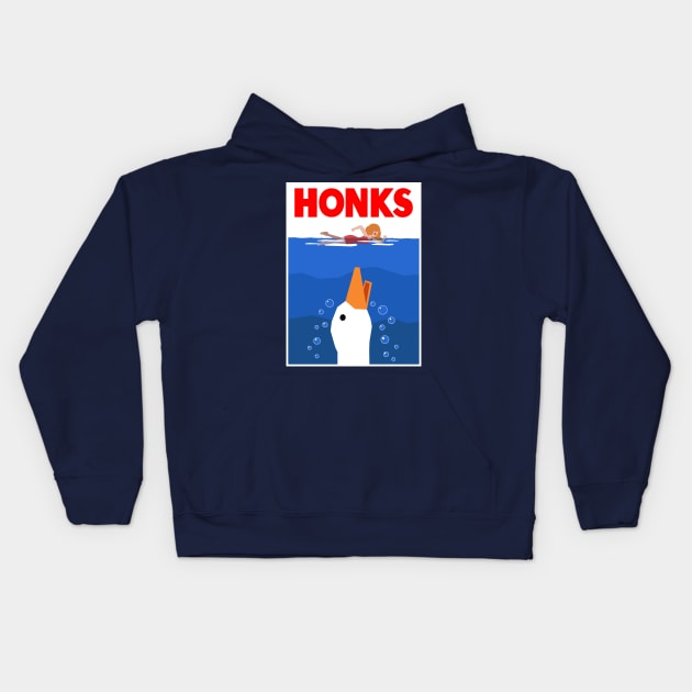 HONK Kids Hoodie by demonigote